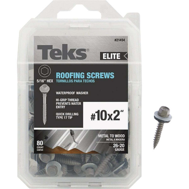 Teks 80ct 10x2 Elt Roof Screw 21454