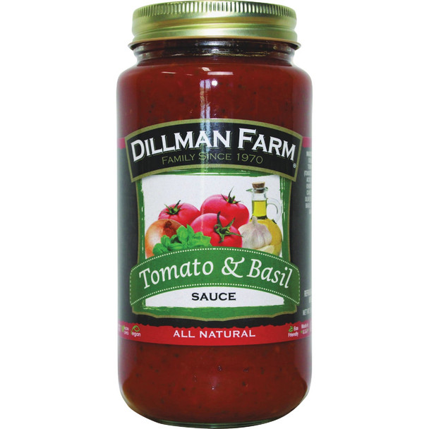 Dillman Farm Tomato & Basil Sauce 551 Pack of 6