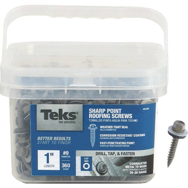 Teks 360ct 9x1 Roof Screw 21401
