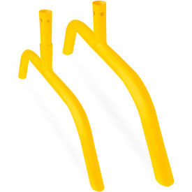 Global Industrial Bridge Barrier Feet for Crowd Control Barrier Yellow Powder Co