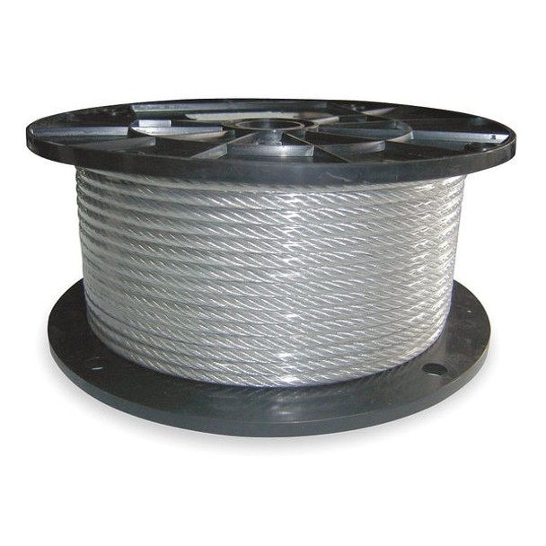 Manufacturer Varies Cable,1/32 In,L 500 Ft,WLL 37 Lb 2RZX6