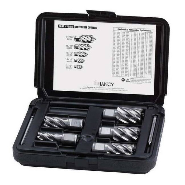 Slugger by Fein Annular Cutter Set M42,1 In Cut D,5 Pc 63134999011