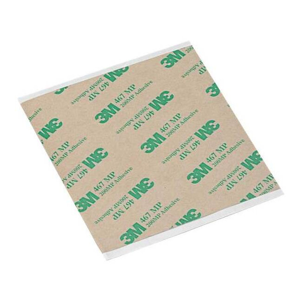 3m Transfer Tape, Clear, 12 in LxW, Square, PK12 3M 467MP