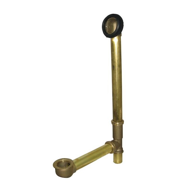 Kingston Brass DLL20 20" Tube For Tub Overflow Drain With Gasket DLL20