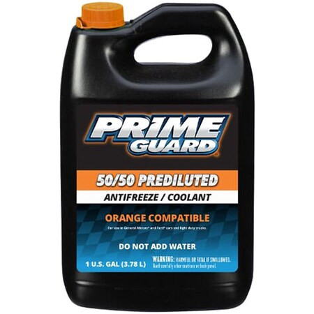 Prime Guard Antifreeze Coolant,Orange,1 gal PRIMORANGE50
