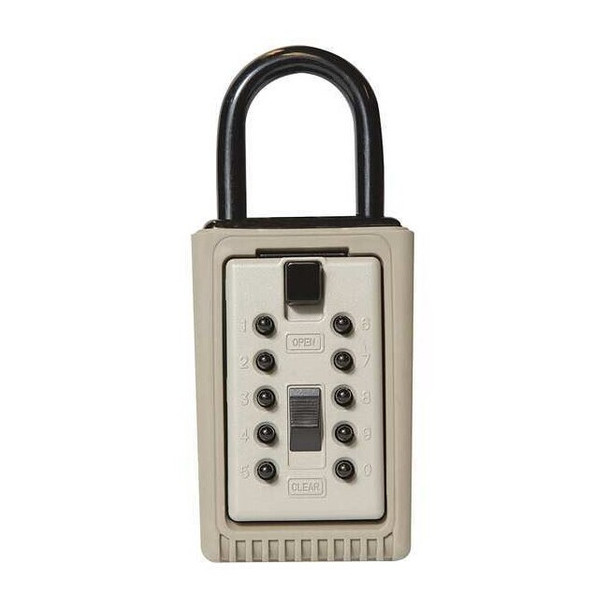 Kidde Lock Box,Clay,Portable,PushButton,3 Keys 1404