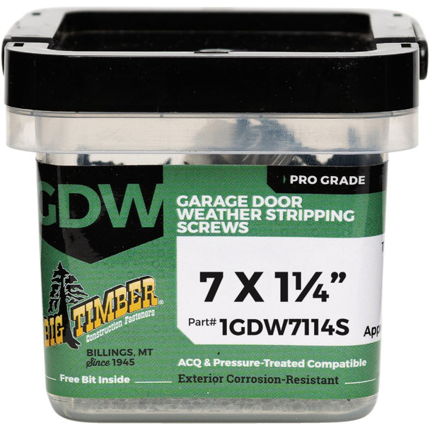 Big Timber 1lb 7x1.25" Snd Wd Screw 1GDW7114S
