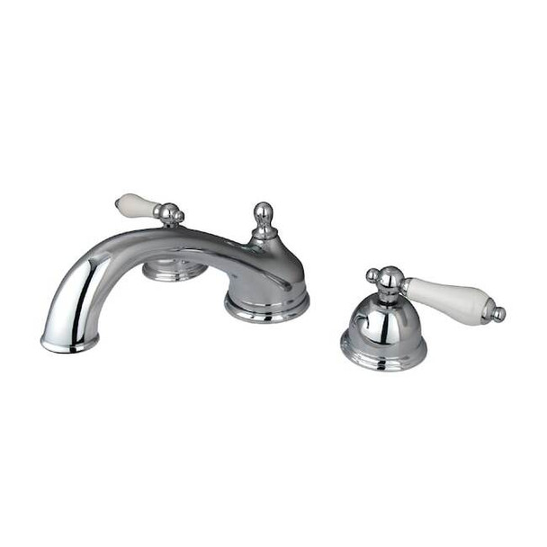 Kingston Brass KS3351PL Roman Tub Filler Porcelain Leve KS3351PL