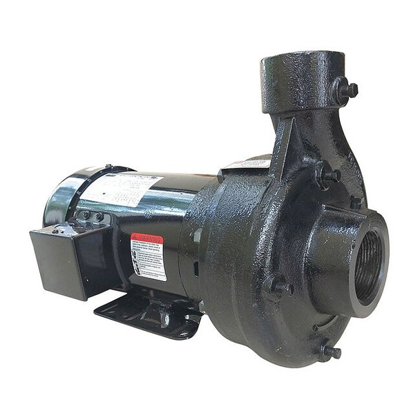Dayton CentrfPmp,2hp,CI,2",BunaN/Carbn/Ceramic 55JJ37