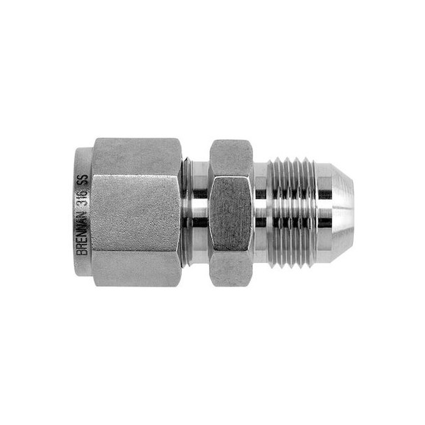 Brennan Industries Strt,StainlessSteel,Comp.5/8in,Flared N2402-10-10-SS