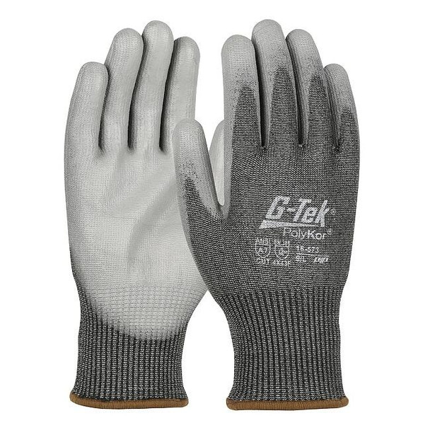 Cut Resistant Glove, Cut Level A7 ,Polyurethane ,Smooth ,L 12 PK