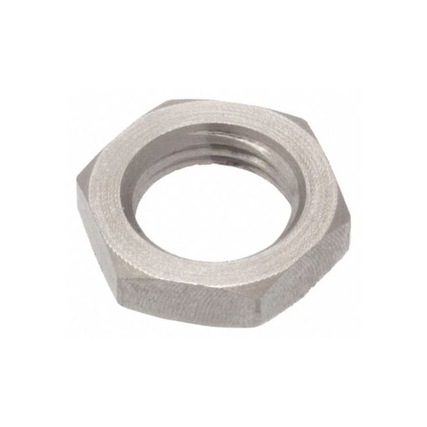 Hex Nut, 1/4"-28, 316 Stainless Steel, Not Graded, Plain, 5/32 in Ht