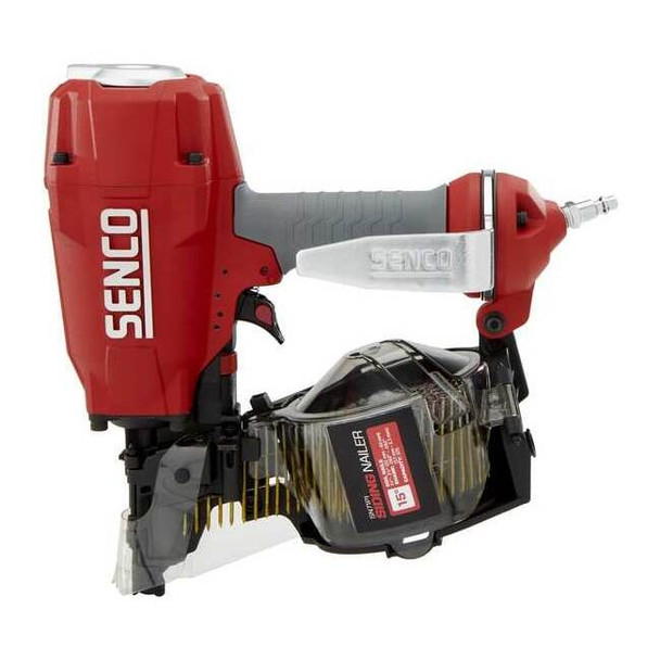 Senco Air Nail Gun, Red, 3/8 in, NPT, Aluminum SN71P1