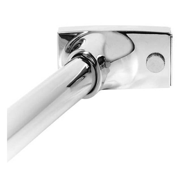Wingits Curved Shower Rod,Chrome,60In,6 Proj,PK6 WOCONPS5NC