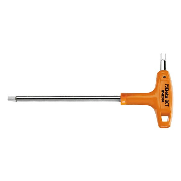 Metric Plain Hex Key Hex Key, 2.5 mm Tip Size, 6 in Long, 2 3/16 in Short