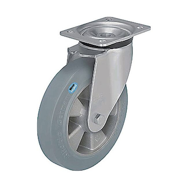 Manufacturer Varies Plate Caster,440 lb. Ld Rating,Swivel LK-ALEV 100K-14-SG