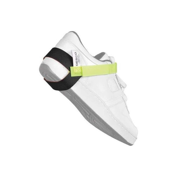 Desco Heel Grounder,1 Meg,Lime Green Strap 07599
