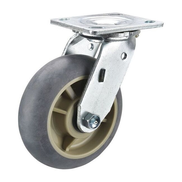 Manufacturer Varies Swivel Plate Caster,8 in Dia,675 lb,Ball P21S-RCP080K-14
