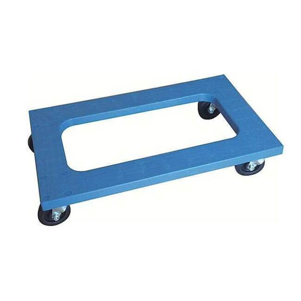 Manufacturer Varies Gen. Purpse Dolly, Flush, 30inLx18inW, Blue 35YL99