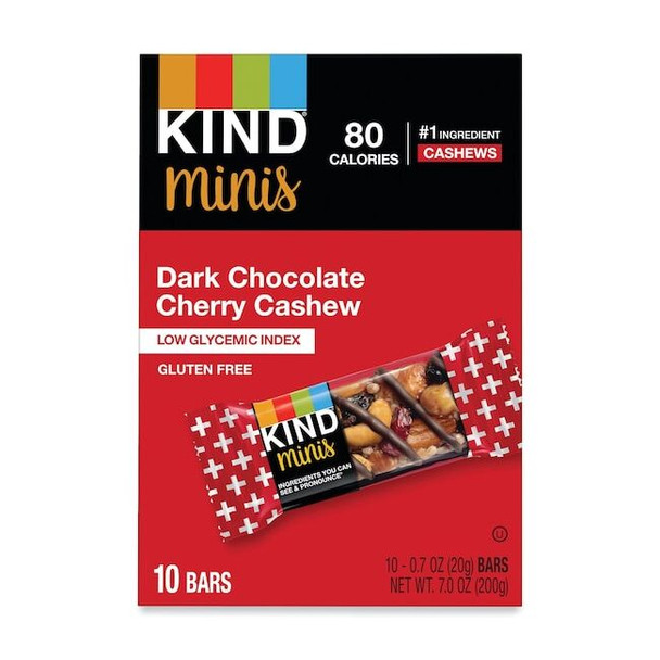 Kind Minis, Dark Chocolate Cherry Cashew, 0.7 oz, PK10 27962