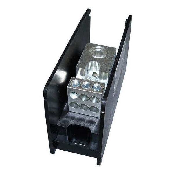 Power Distribution Block, Open, 1 Pole, 310 A Copper, 1,000 V AC/DC, Screw