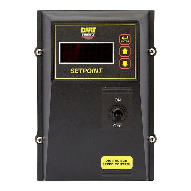 Dart Controls DC Speed Control, 90/180V DC, Enclosed 153D-200E-PB