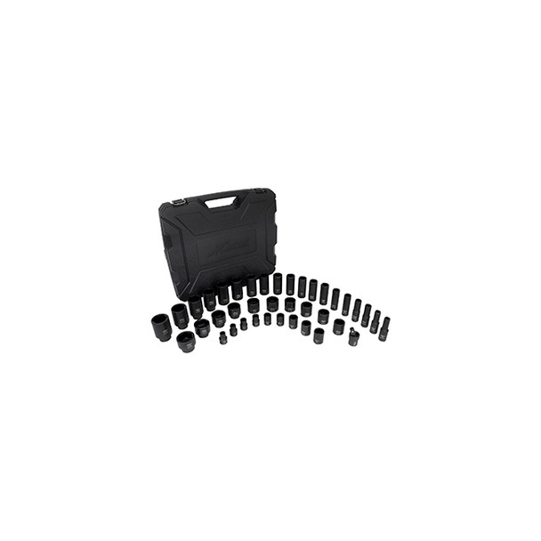 1/2 Dr. SAE Standard And Deep Socket Set 39 Pcs 1300-SS-08