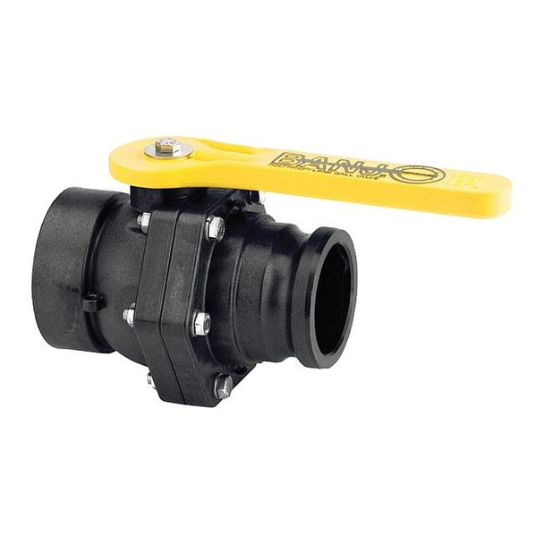 Banjo Manual 2-Way Ball Valve,NPT,Polypro VSF300