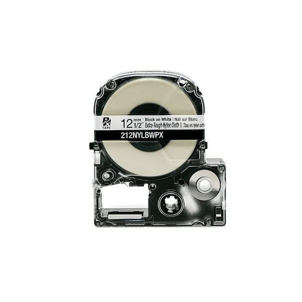 Epson Label/RibbonCartridge,White,Matte,1/2inW 824KK7