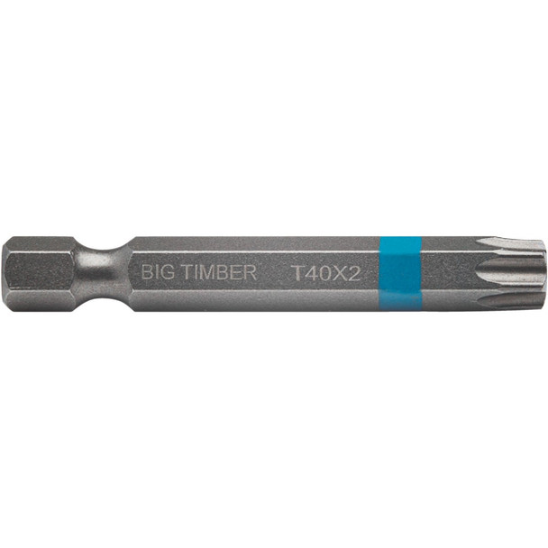 Big Timber 2 In. T40 Star-Drive Impact Screwdriver Bit (2-Pack) T40MP