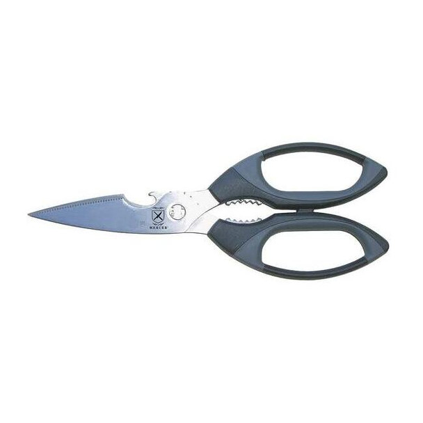 Mercer Cutlery Kitchen Shears,8.5" L,Black/Gray Handle M14800P