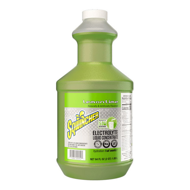 Sqwincher® Regular Liquid Concentrate, 64 oz Bottles, 5 gal Yield