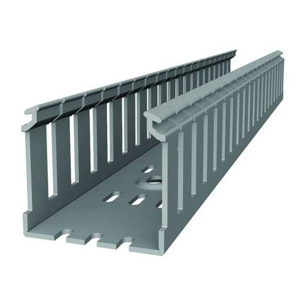 Abb Wiring Duct,Wide Slot Wall,Gray,6 ft. L TYD2X4WPG6