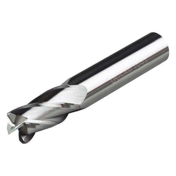 Micro 100 Carbide End Mill,Dia 3mm,Cut L 8mm AECM-0305-4X