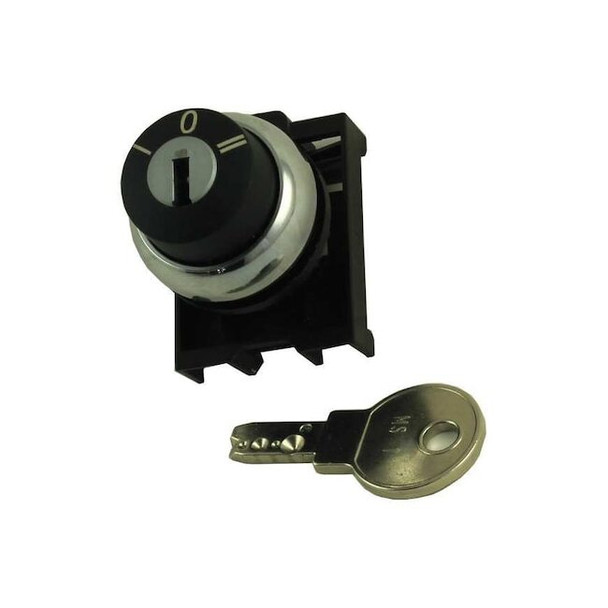 Eaton Non-Illum Selector Swtch,22mm,3 Pos,Keyd M22M-WRS3