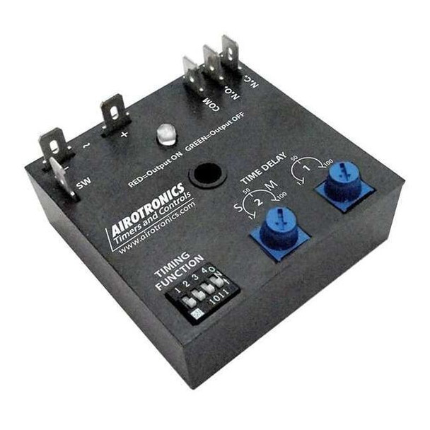Multifunction Time Delay Relay, Square, 9 Functions 24V AC, SPDT