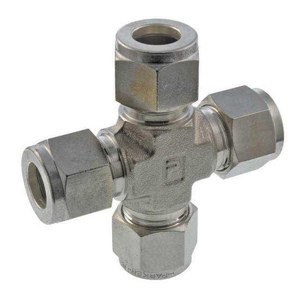 Parker 1/8" A-LOK 316 SS Union Cross 2ECR2-316