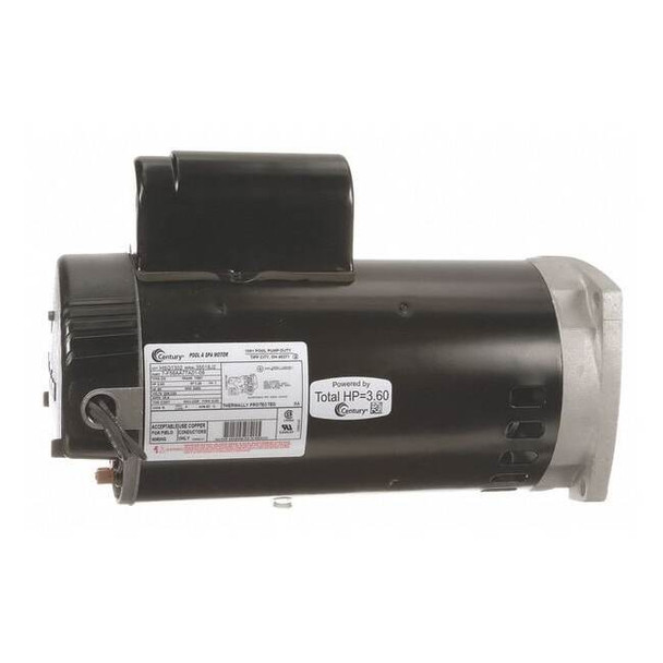 Pool Pump Motor, Permanent Split Capacitor, 3 HP, 56Y Frame, 3,450 Nameplate RPM