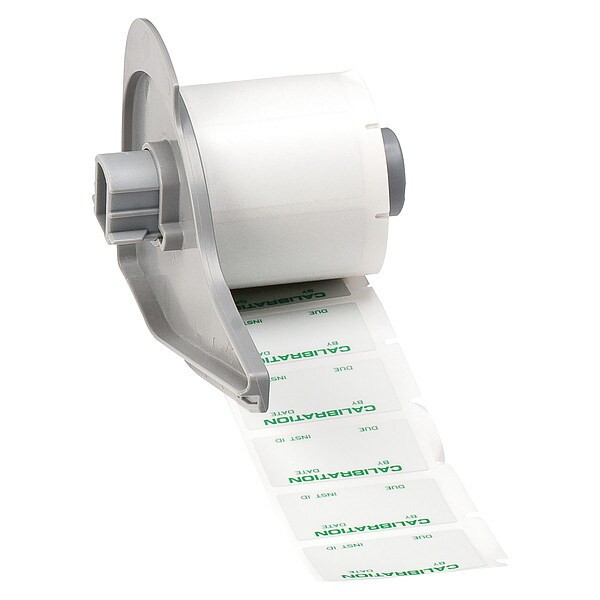 Brady Label,1 1/2 in W,Gray; Green M7-30-428-CALI
