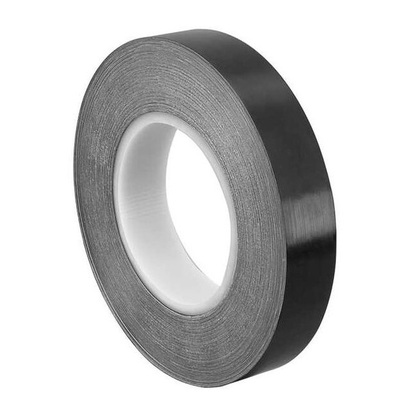 Tapecase Film Tape, Black, 36 yd L, 2 in W 15D424