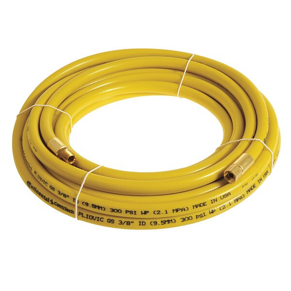 3/8" x 50 ft PVC Coupled Multipurpose Air Hose 300 psi YL