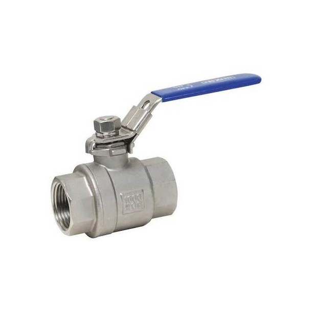 Dixon SS Ball Valve Full Port,LocKing,1-1/2" SSLBV150