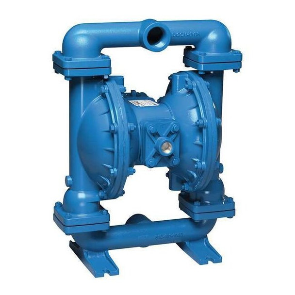 Double Diaphragm Pump, Cast iron, Air Operated, Santoprene, 106 GPM