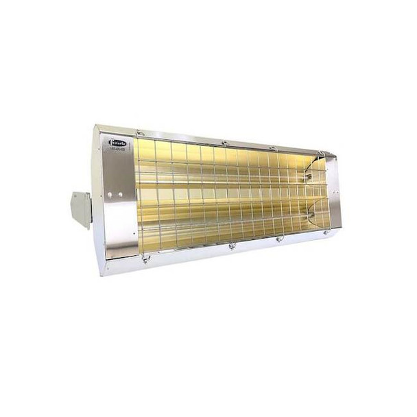 Infrared Quartz Electric Heater, 1 Phase, Stainless Steel, 480V AC