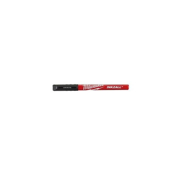 Milwaukee Tool Ink Industrial Marker, Black, Bullet, PK12 48-22-3160