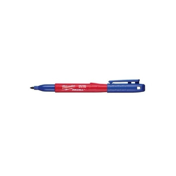 Milwaukee Tool Ink Industrial Marker, Blue, Bullet 48-22-3180