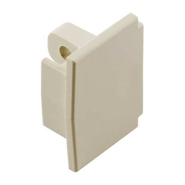 Hubbell Wiring Device-Kellems End Cap, White, PVC, Lan-Trak(R), Caps PL1EC