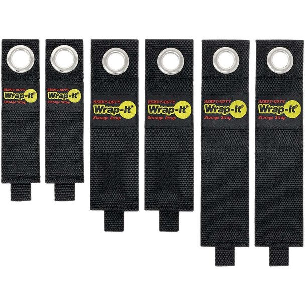 Wrap-It Storage 10 In./13 In. /17 In. Heavy-Duty Straps (6-Pack) 106-234BX
