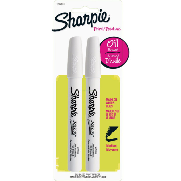 Sharpie White Medium Point Paint Marker (2-Pack) 1782041