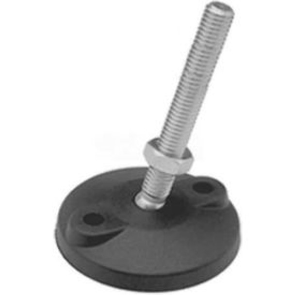 Leveling Mount w/ Lag Bolt Holes 1/2-13 x 4"" Stud 1.97"" Base Dia 5.375""H 4000